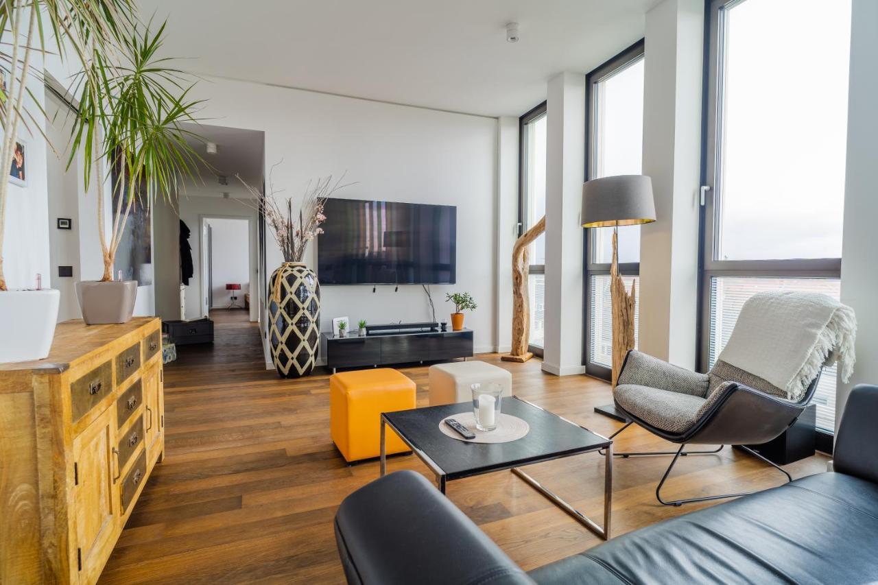 Panorama Bliss - Luxus Apartment In Braunschweig'S Altstadt Buitenkant foto